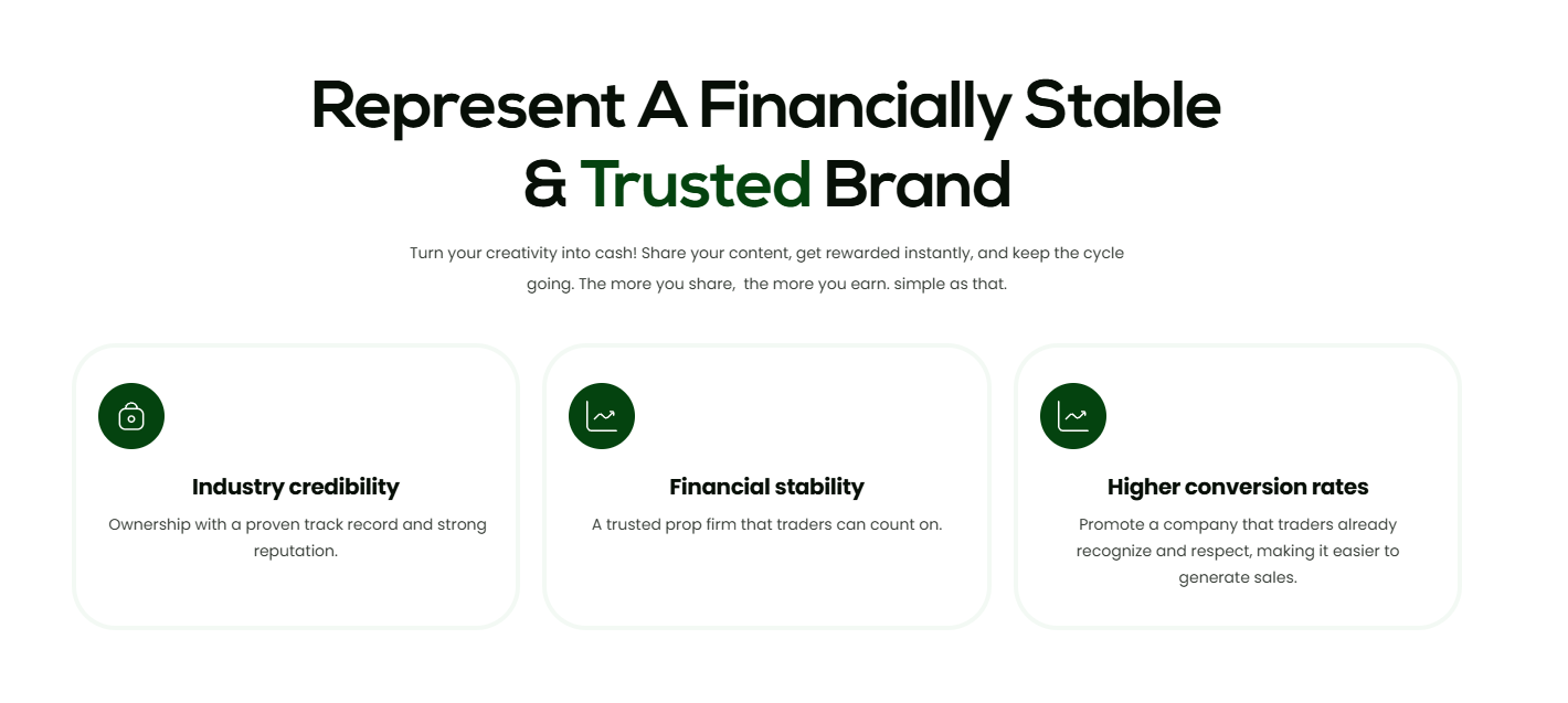 Graph showing potential earnings growth through social media promotion